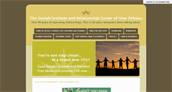 Desktop Screenshot of gestalt-institute.com