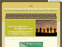 Tablet Screenshot of gestalt-institute.com
